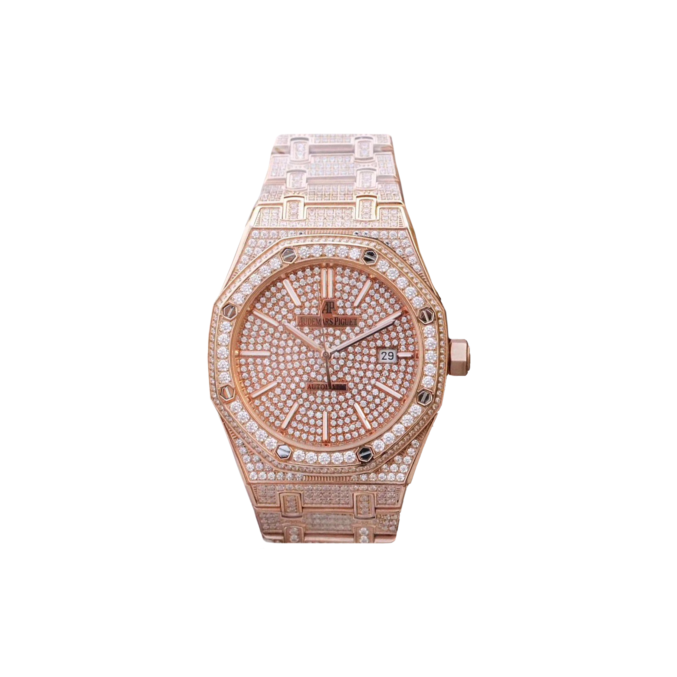audemars p*g*et royal oak 41 Di*m*nds watch 15400or.oo.1220or.01